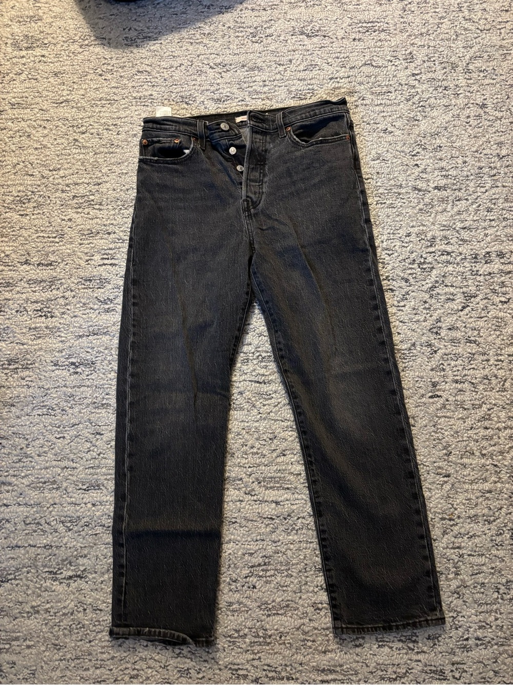 Levi's Women's Black Ankle Cropped Jeans